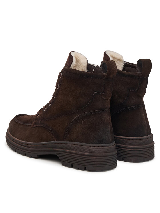 Tamaris Kotníková obuv Tamaris 1-26247-47 Tmavě hnědá