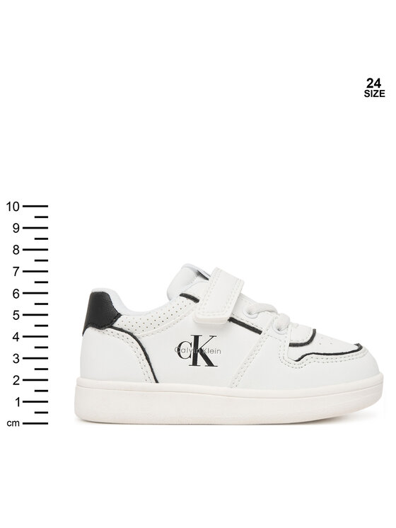 Calvin Klein Tenisice Calvin Klein Low Cut Lace-Up/Velcro V1X9-83278-1355 M Bijela