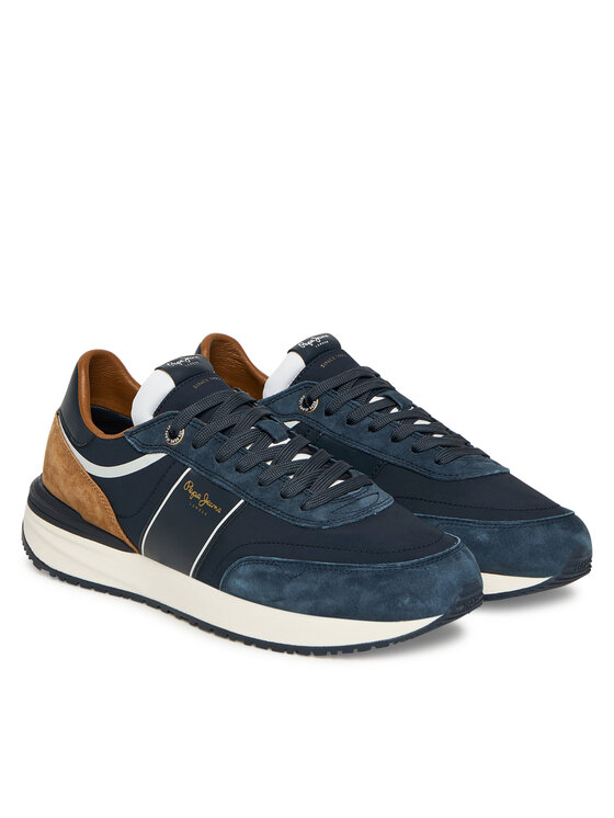 Pepe Jeans Tenisice Pepe Jeans Buster Serie M PMS600008 Tamnoplava