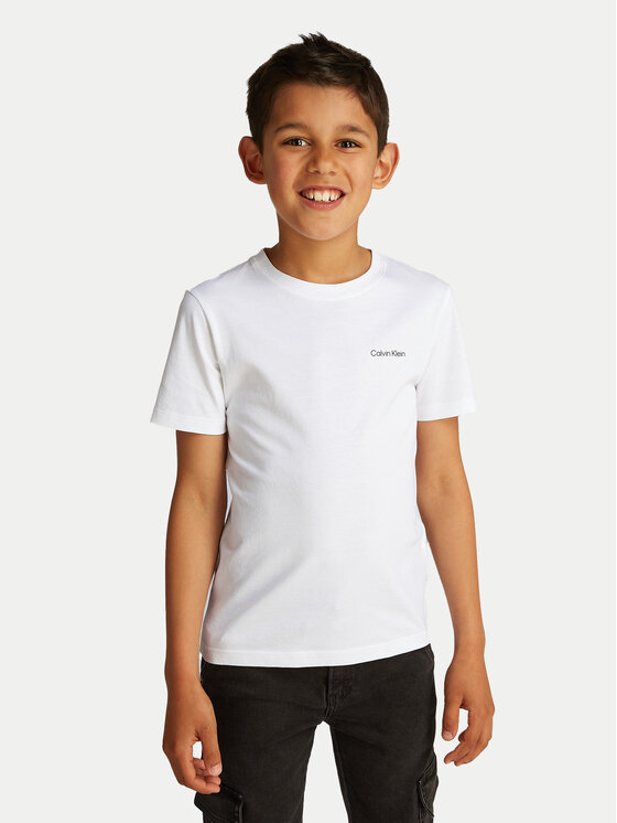 Calvin Klein Jeans Calvin Klein Jeans Majica IU0IU00683 Bela Regular Fit