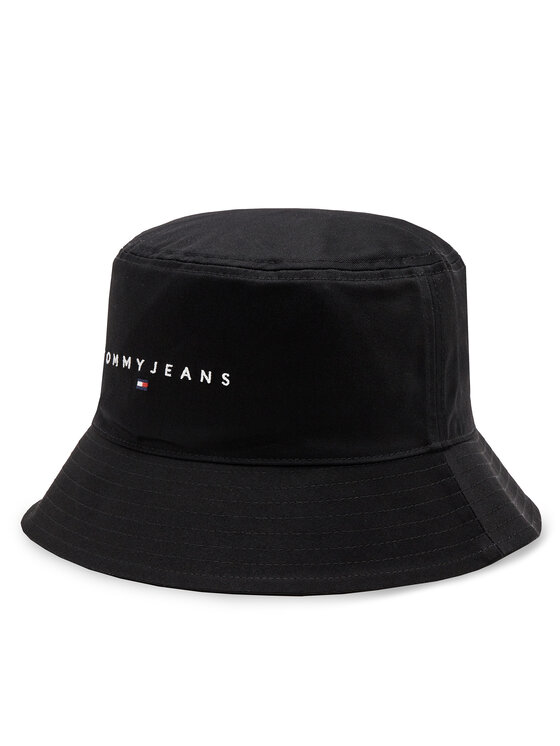 Tommy Jeans Kalap Tommy Jeans Tjm Linear Logo Bucket Hat AM0AM12895 Fekete