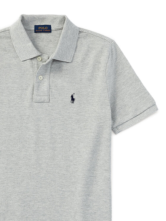 Polo Ralph Lauren Polo Ralph Lauren Поло Bsr 322603252 Сірий Regular Fit