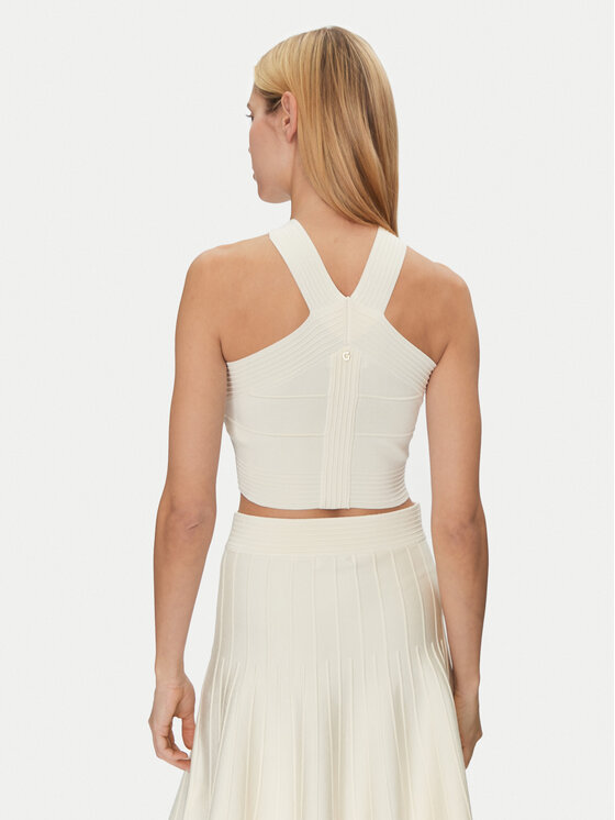 Guess Guess Топ W5GR32 Z2XY0 Білий Regular Fit
