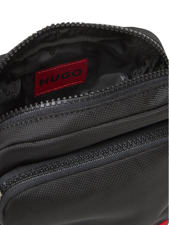 HUGO Плоска сумка HUGO Ariell Saddle M 50547767 Чорний