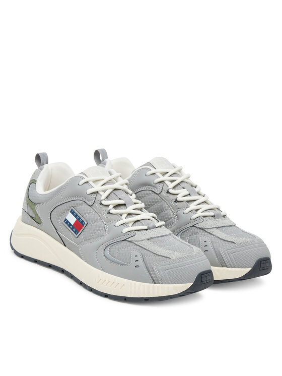 Tommy Jeans Сникърси Tommy Jeans Tjm Runner EM0EM01581 Сив
