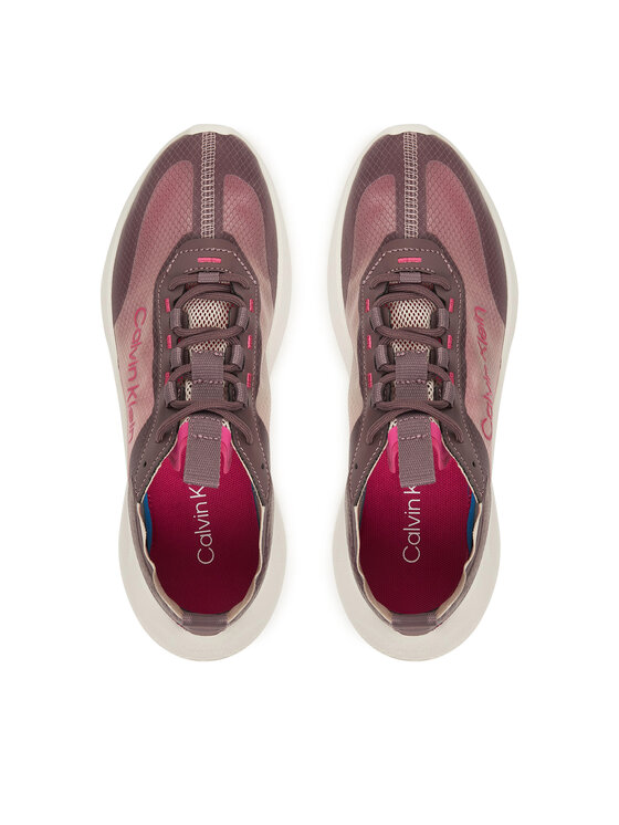 Calvin Klein Laisvalaikio batai Calvin Klein Light Eva Run Lup Transp Ripst HW0HW02998 Rožinė