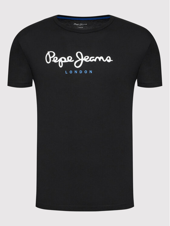 Pepe Jeans Pepe Jeans Футболка Eggo PM508208 Чорний Regular Fit