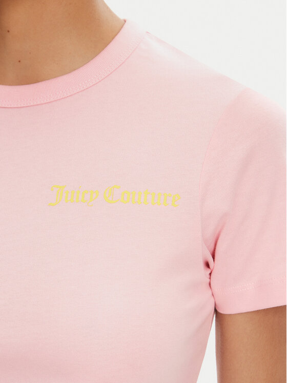 Juicy Couture Juicy Couture T-shirt La Beach JCWCT125319 Ružičasta Regular Fit