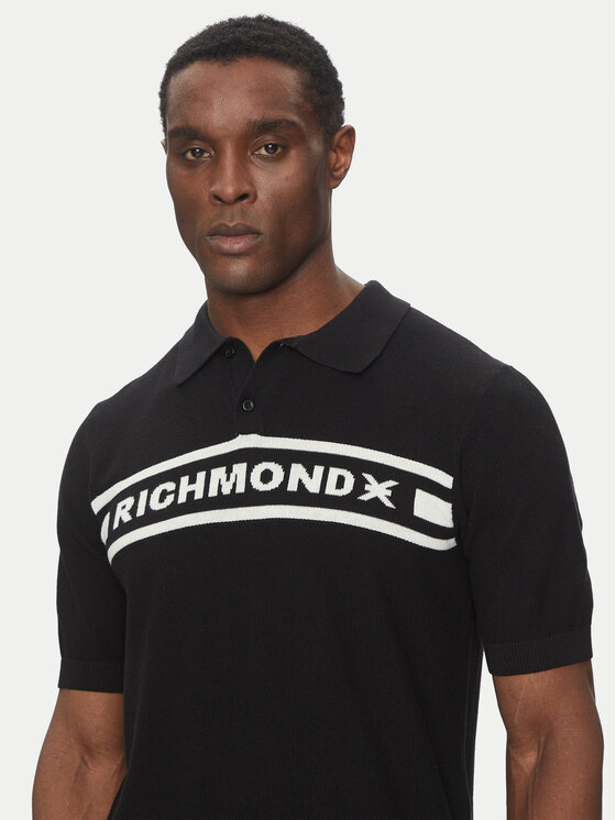 Richmond X Richmond X Sweater UMP25128PO Fekete Regular Fit