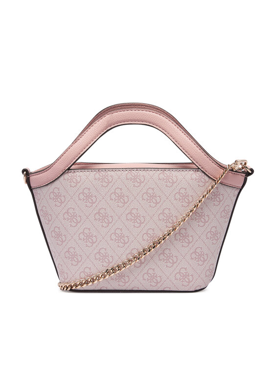 Guess Geantă Guess Lindsey Mini HWSG97 49750 Roz deschis