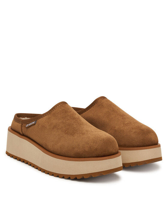 LOVE MOSCHINO Шльопанці LOVE MOSCHINO JA10046L1PJAW210 Коричневий