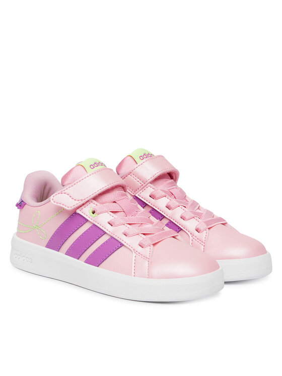 adidas Снікерcи adidas Grand Court 3.0 Girls Shoes Children KI1755 Рожевий