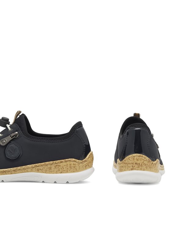 Rieker Sneakersy Rieker N4263-14 Granatowy