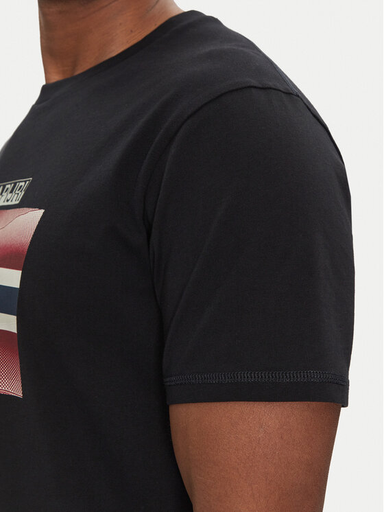 Napapijri Napapijri T-shirt S-Lari NP0A4IE59411 Nero Regular Fit