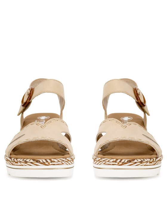 Rieker Sandali Rieker 67173-60 Beige