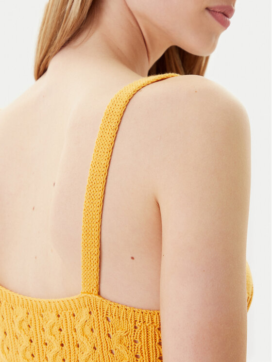 United Colors Of Benetton United Colors Of Benetton Top 101TDH01B Amarillo Slim Fit