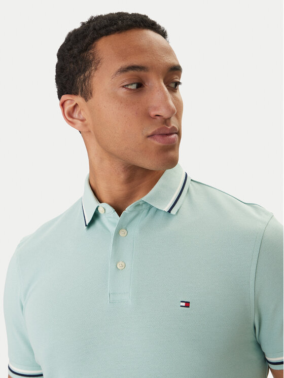 Tommy Hilfiger Tommy Hilfiger Polo Seasonal MW0MW39993 Verde Slim Fit