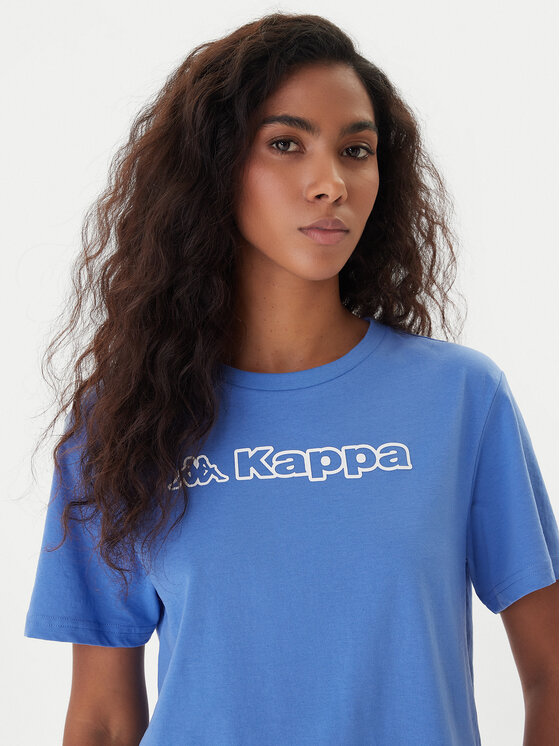 Kappa Kappa Camiseta Frega 351M1KW Turquesa Regular Fit