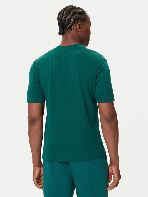adidas adidas Футболка Essentials Small Logo JF1096 Зелений Regular Fit