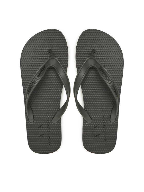 Armani Exchange Čības uz pirksta Armani Exchange XUQ002 XV676 R401 Melns