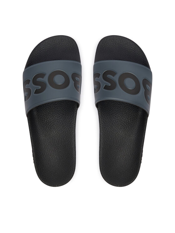 BOSS Şlapi BOSS Aryeh 50536835 Gri închis