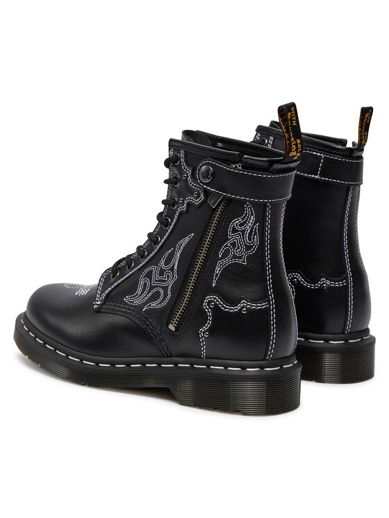 Dr. Martens Šņorzābaki Dr. Martens 1460 Gothic Americana 31624001 Melns