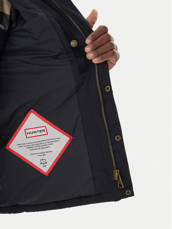 Hunter Hunter Демісезонна куртка Ardwell HARM0003252 Чорний Regular Fit