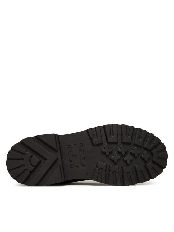 Tommy Jeans Gležnjarji Tommy Jeans Tjm Lace Up Tumbled High EM0EM01631 Črna
