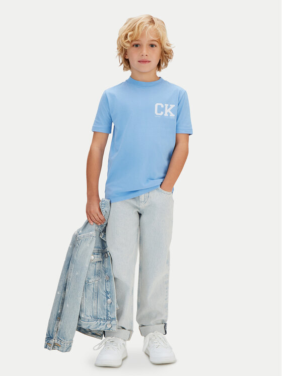 Calvin Klein Calvin Klein Camiseta Heritage LVCKSJA09B Azul Regular Fit