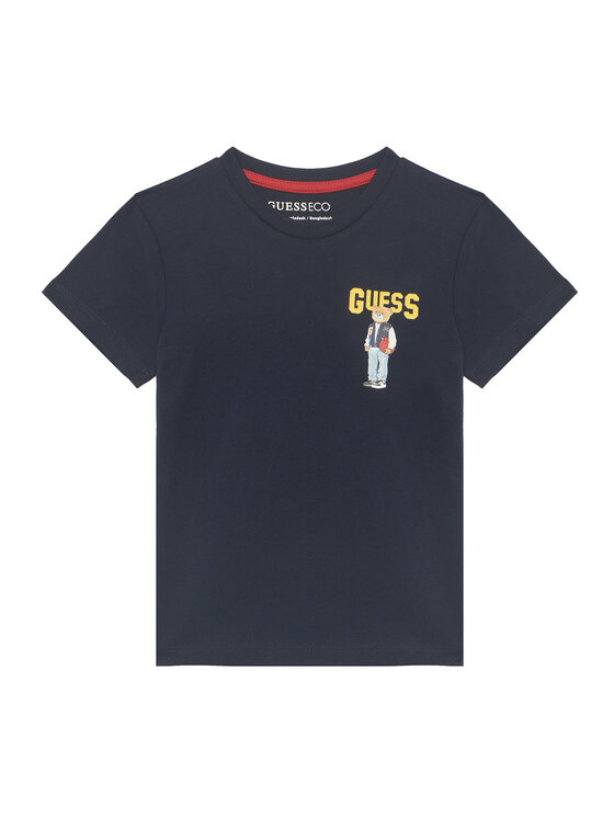 Guess Guess Camiseta N6YI23 3K3879 Azul marino Regular Fit