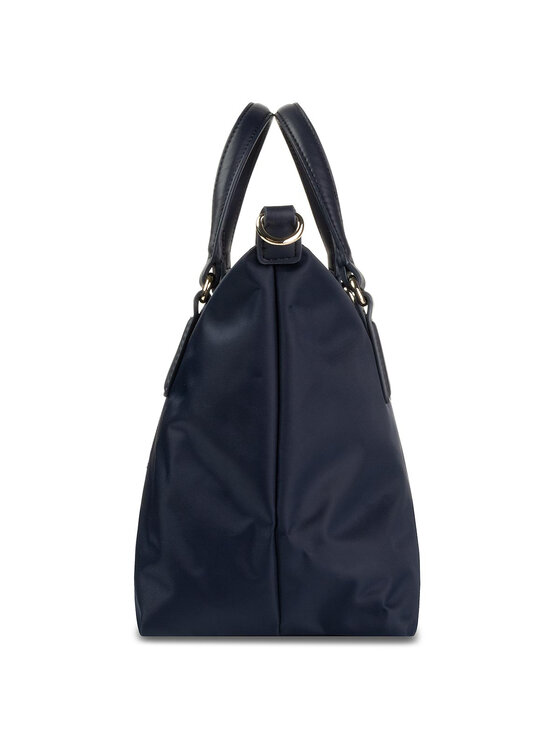 Tommy Hilfiger Torebka Tommy Hilfiger Poppy Small Tote AW0AW07289 Granatowy