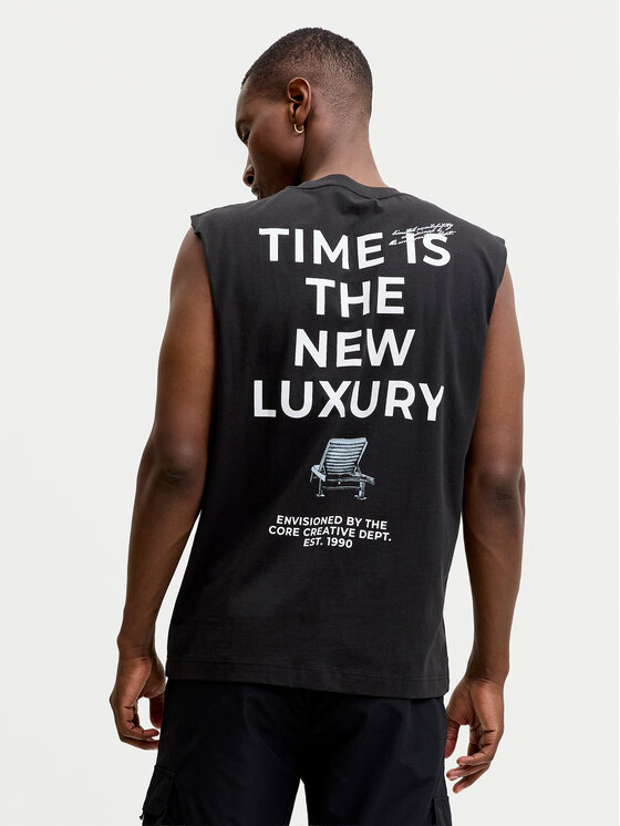 Jack & Jones Jack & Jones Camiseta sin mangas Eterna 12295670 Negro Loose Fit