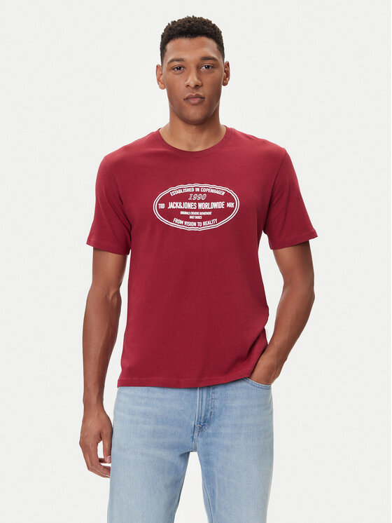Jack & Jones Jack & Jones T-shirt York 12283800 Crvena Relaxed Fit