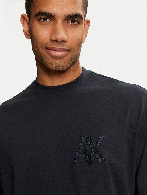 Armani Exchange Armani Exchange T-Shirt 6DZMJF ZJLFZ 1510 Σκούρο μπλε Regular Fit