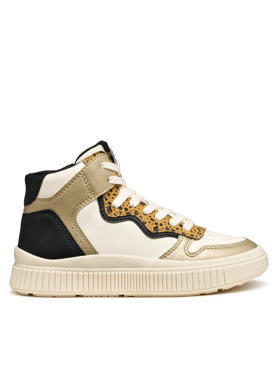 Geox Sneakersy Geox J Laquinny J56M3B 054AJ C1M2U D Bílá