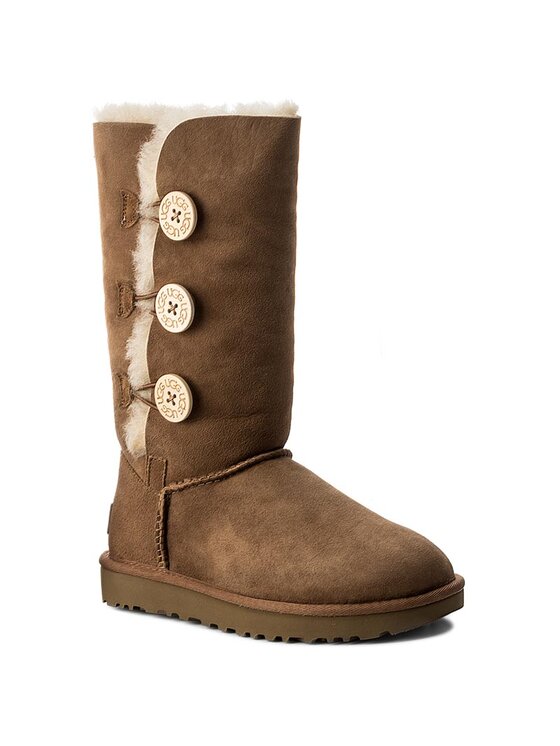 Ugg Sniega zābaki Ugg W Bailey Button Triplet II 1016227 Brūns