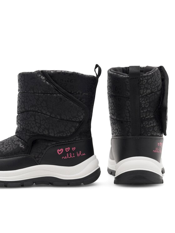 Nelli Blu Členková obuv Nelli Blu CM230224-2 Čierna