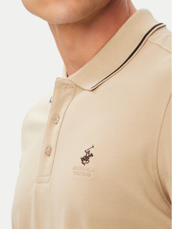 Beverly Hills Polo Club Beverly Hills Polo Club Polo P-SS26M-P42561 Beis Regular Fit