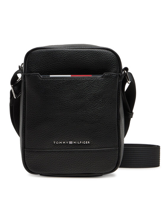 Tommy Hilfiger Geantă crossover Tommy Hilfiger Th Central Mini Reporter AM0AM13486 Negru