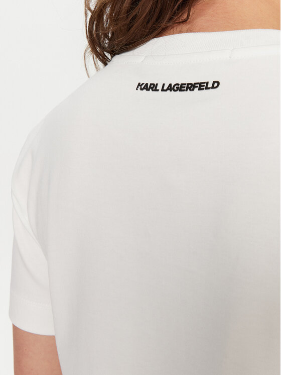 KARL LAGERFELD KARL LAGERFELD Camiseta A1W17021 Blanco Regular Fit