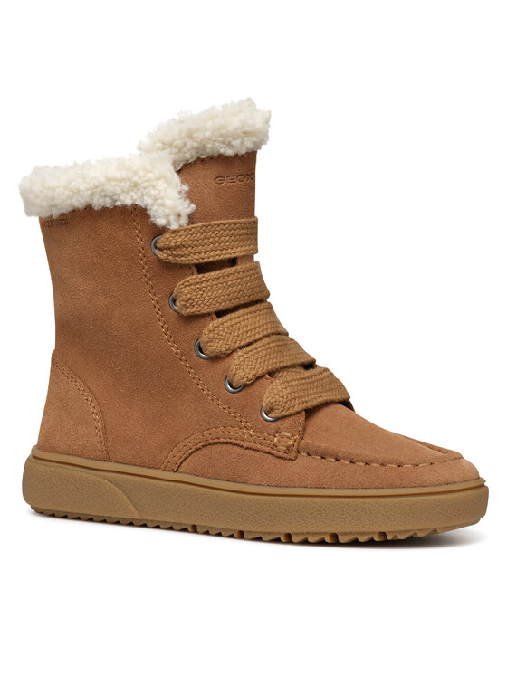 Geox Zimski škornji Geox J Theleven Girl Wpf J46HYC 00022 C6627 S Rjava