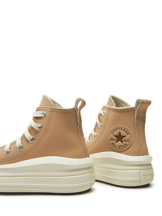 Converse Scarpe da ginnastica Converse Chuck Taylor All Star Move Platform Leather A09262C Beige