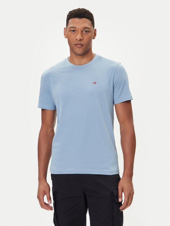 Napapijri Napapijri Camiseta Salis NP0A4H8D Azul Regular Fit