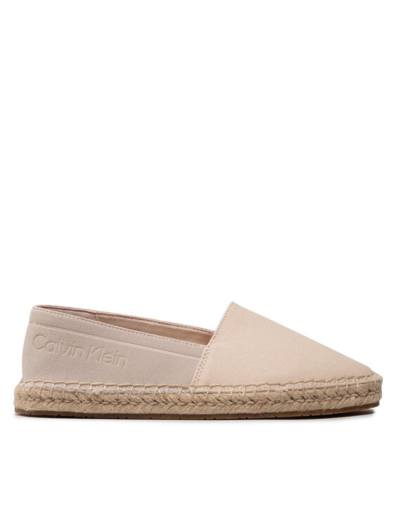 Calvin Klein Espadryle Calvin Klein Espadrille He-Canvas HW0HW00738 Beżowy