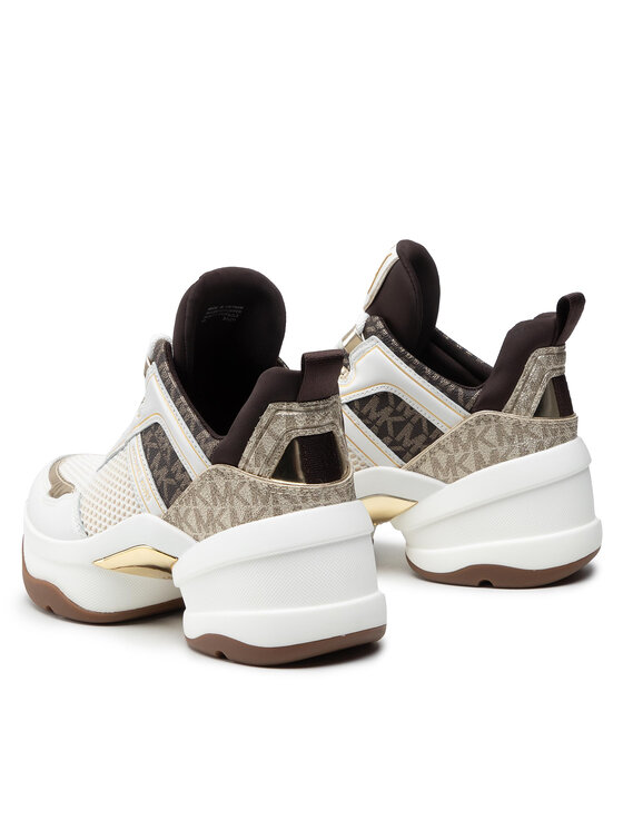 MICHAEL Michael Kors Laisvalaikio batai MICHAEL Michael Kors Olympia Trainer 43R2OLFS1M Balta