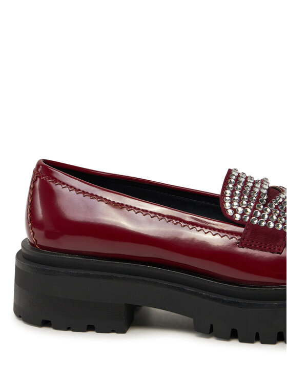 Steve Madden Лофери Steve Madden Longhaul SM11003448 Бордовий