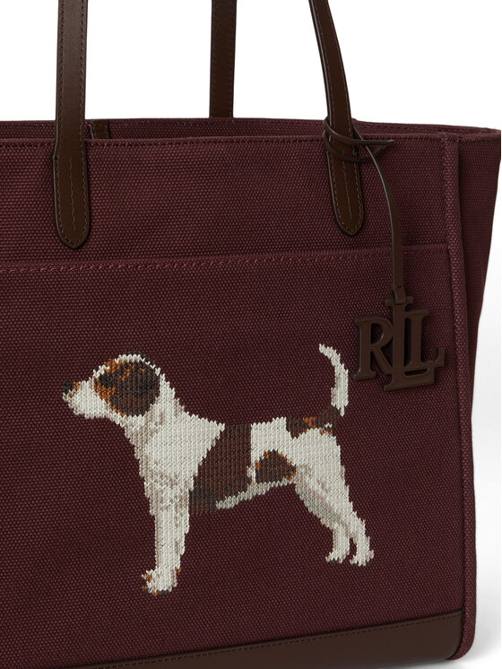 LAUREN RALPH LAUREN Ročna torba LAUREN RALPH LAUREN 431P18735001 Bordo rdeča