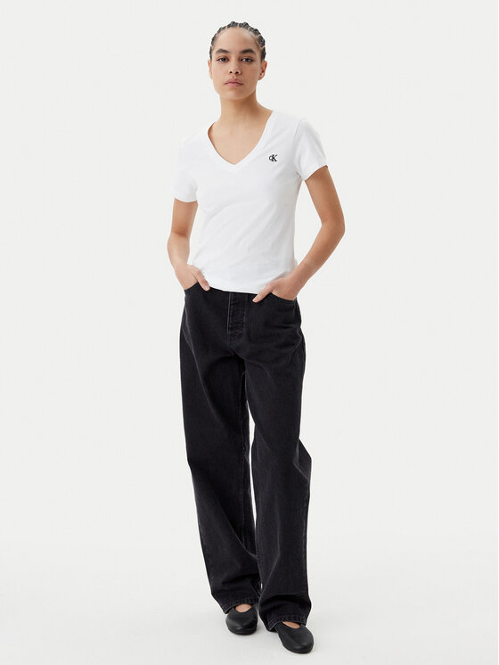 Calvin Klein Jeans Calvin Klein Jeans Camiseta J20J213716 Blanco Regular Fit