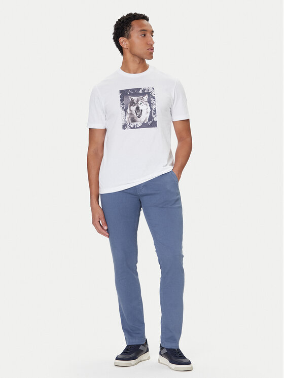 BOSS BOSS Camiseta Lupo 50554615 Beis Regular Fit