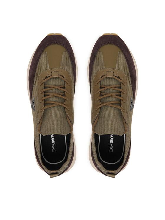 Emporio Armani Снікерcи Emporio Armani EM003739 AF19724 MZ783 Зелений